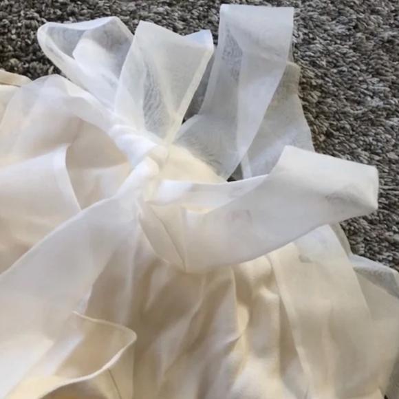 BEST Reformation Kairo Midi Dress - Ivory Off White Bridal Wedding Event Sz12 - Picture 6 of 11